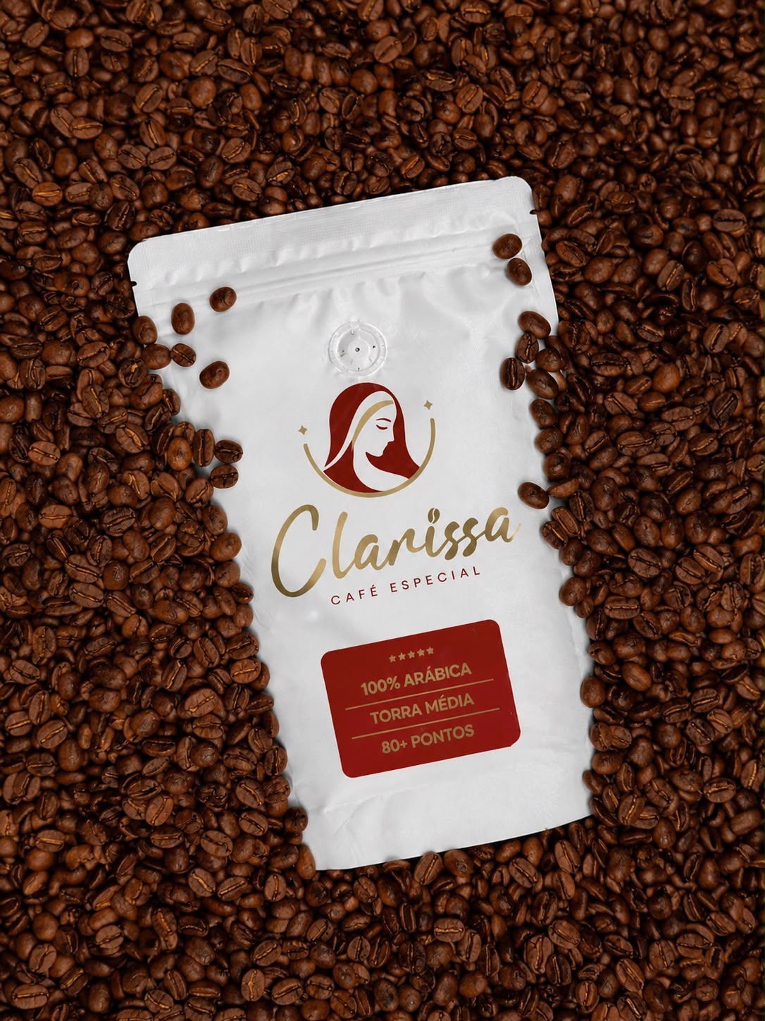 Embalagem do café Clarissa