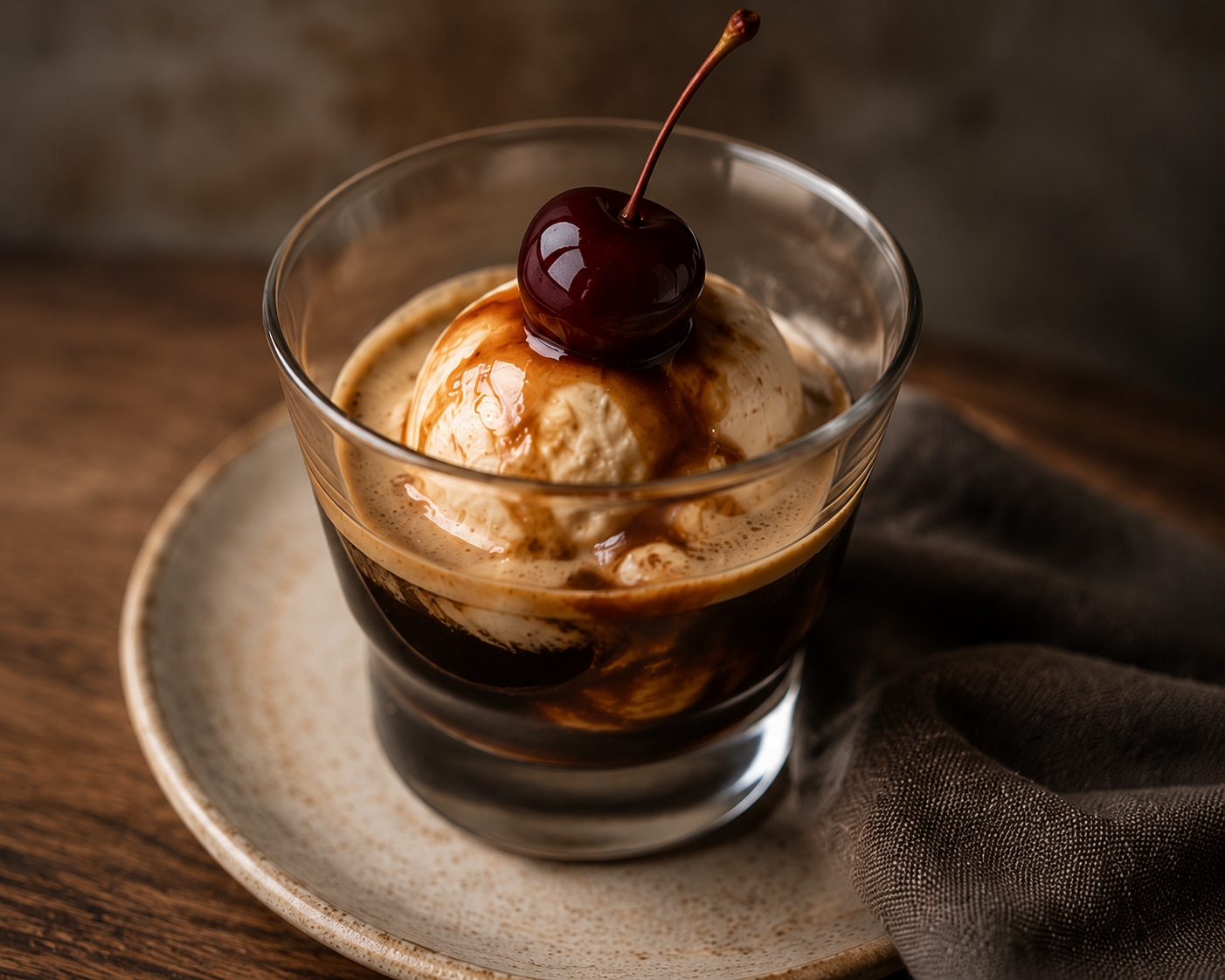Affogato Clarissa com Cereja